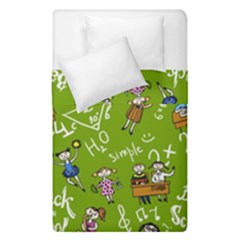 Seamless Pattern With Kids Duvet Cover Double Side (single Size) by Pakemis