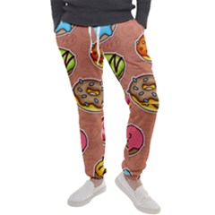 Doughnut Doodle Colorful Seamless Pattern Men s Jogger Sweatpants