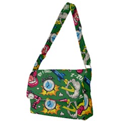 Pop Art Colorful Seamless Pattern Full Print Messenger Bag (s) by Pakemis