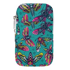 Vintage Colorful Insects Seamless Pattern Waist Pouch (small) by Pakemis