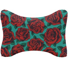 Vintage Floral Colorful Seamless Pattern Seat Head Rest Cushion