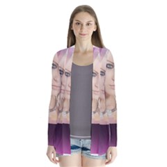 Beauty Drape Collar Cardigan by Sparkle