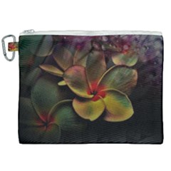 Beautiful Floral Canvas Cosmetic Bag (XXL)