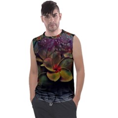 Beautiful Floral Men s Regular Tank Top by Sparkle