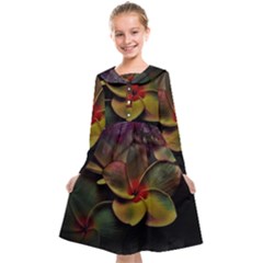 Beautiful Floral Kids  Midi Sailor Dress