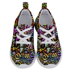 Graffiti Word Seamless Pattern Running Shoes by Pakemis