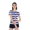 Seamless Marine Pattern Back Cut Out Sport Tee View2