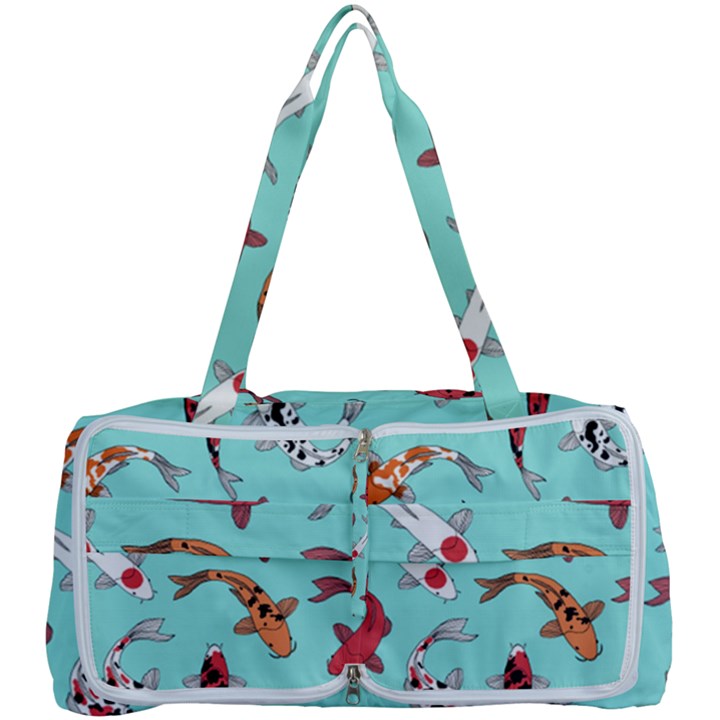 Pattern-with-koi-fishes Multi Function Bag