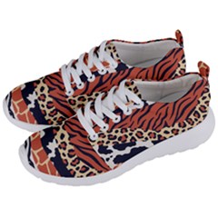 Mixed-animal-skin-print-safari-textures-mix-leopard-zebra-tiger-skins-patterns-luxury-animals-textur Men s Lightweight Sports Shoes by Pakemis