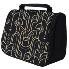 Art-deco-geometric-abstract-pattern-vector Full Print Travel Pouch (big) by Pakemis