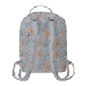 Hand-drawn-cute-flowers-with-leaves-pattern Flap Pocket Backpack (Small) View3