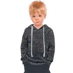 Damask-seamless-pattern Kids  Overhead Hoodie by Pakemis