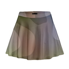 The Land 181 - Abstract Art Mini Flare Skirt by KorokStudios