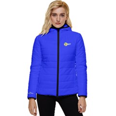 Db4t - Blue - Women s Hooded Quilted Jacket By Dizzy Pickle