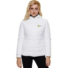 Db4t - White - Women s Hooded Quilted Jacket By Dizzy Pickle by DZYP