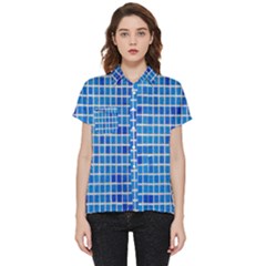 Background Abstract Texture Short Sleeve Pocket Shirt