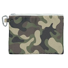 Camouflage Pattern Background Canvas Cosmetic Bag (xl) by artworkshop