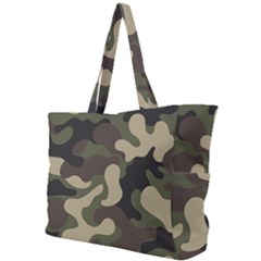 Camouflage Pattern Background Simple Shoulder Bag by artworkshop
