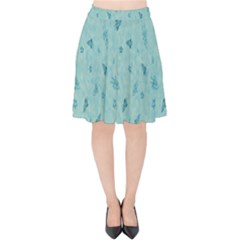 Missile Pattern Velvet High Waist Skirt by artworkshop