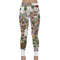 Peacock Graceful Bird Animal Classic Yoga Leggings