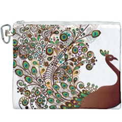 Peacock Graceful Bird Animal Canvas Cosmetic Bag (xxxl) by artworkshop