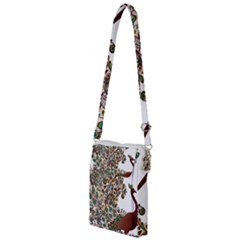 Peacock Graceful Bird Animal Multi Function Travel Bag