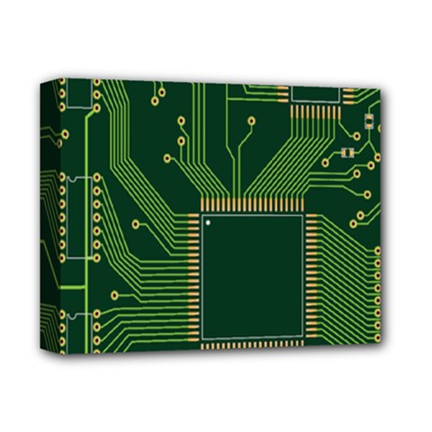 Technology Board Trace Digital Deluxe Canvas 14  X 11  (stretched)