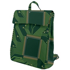 Technology Board Trace Digital Flap Top Backpack by artworkshop