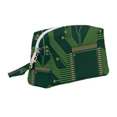 Technology Board Trace Digital Wristlet Pouch Bag (medium)