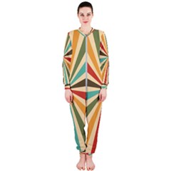 Vintage Abstract Background Onepiece Jumpsuit (ladies) by artworkshop