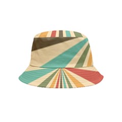 Vintage Abstract Background Bucket Hat (kids) by artworkshop