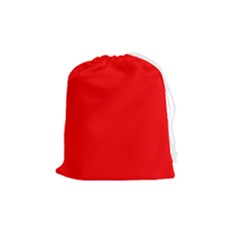 Color Red Drawstring Pouch (medium) by Kultjers