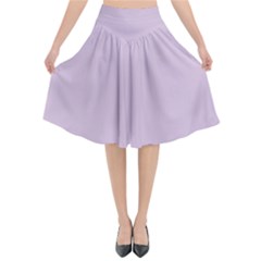 Color Thistle Flared Midi Skirt by Kultjers