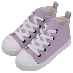 Color Thistle Kids  Mid-top Canvas Sneakers by Kultjers