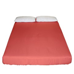 Color Tea Rose Fitted Sheet (california King Size)