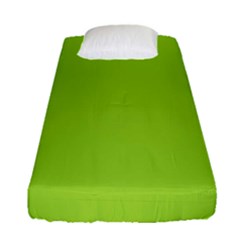 Color Yellow Green Fitted Sheet (single Size) by Kultjers