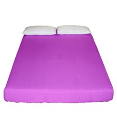 Color Violet Fitted Sheet (california King Size)