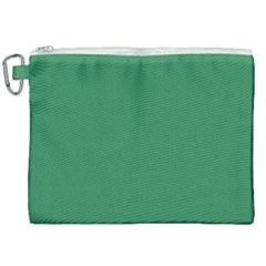 Color Sea Green Canvas Cosmetic Bag (xxl) by Kultjers