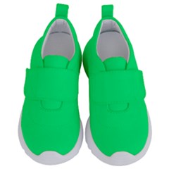 Color Spring Green Kids  Velcro No Lace Shoes by Kultjers