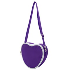 Color Rebecca Purple Heart Shoulder Bag by Kultjers