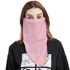 Color Pink Face Covering Bandana (triangle) by Kultjers