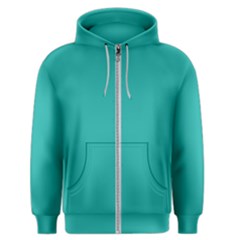 Color Light Sea Green Men s Zipper Hoodie by Kultjers