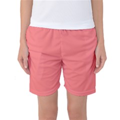 Color Light Red Women s Basketball Shorts
