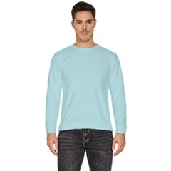 Color Powder Blue Men s Fleece Sweatshirt by Kultjers