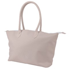 Color Champagne Pink Canvas Shoulder Bag