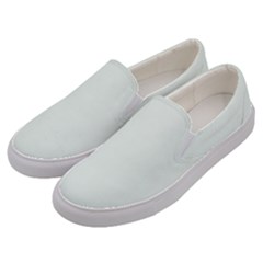 Color Mint Cream Men s Canvas Slip Ons by Kultjers