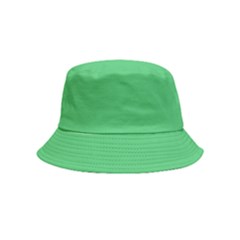 Color Paris Green Inside Out Bucket Hat (kids) by Kultjers