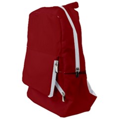 Color Dark Red Travelers  Backpack by Kultjers