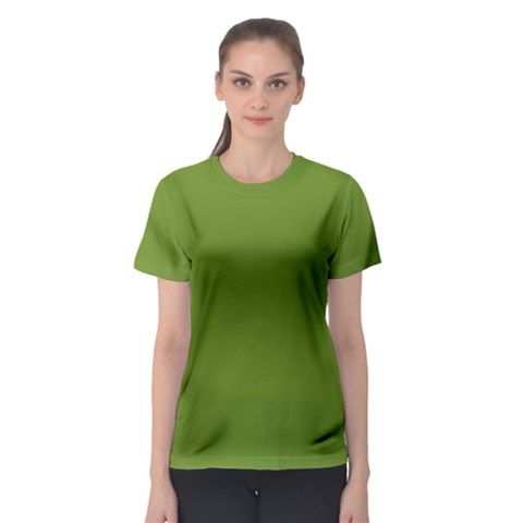 Color Olive Drab Women s Sport Mesh Tee by Kultjers