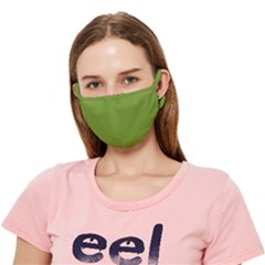 Color Olive Drab Crease Cloth Face Mask (adult) by Kultjers